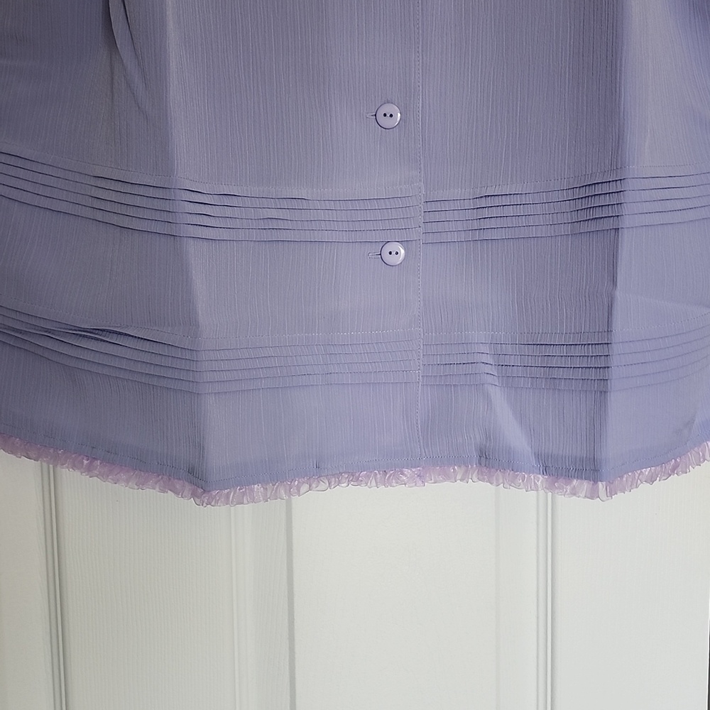 Periwinkle Button-Up Shirt - Picture 4 of 9